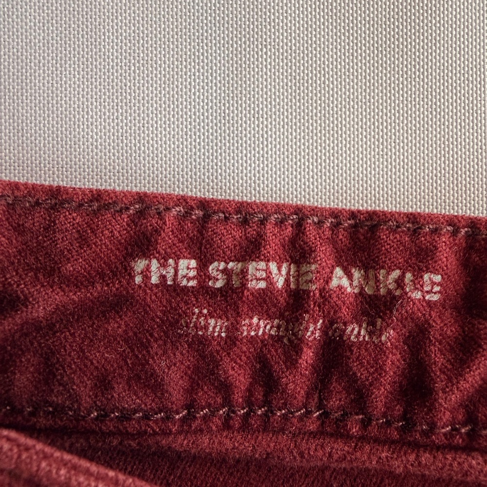 Anthropologie The Stevie Ankle Slim Straight Ankle Pants Size 27R - Picture 4 of 9